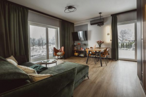 Apartament Foggy Forest z prywatną sauną, tarasem i ogrodem